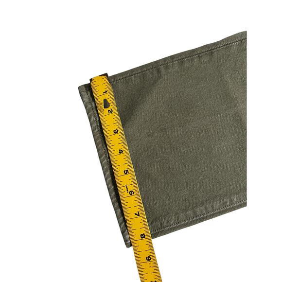 Levis 501 Jeans Mens 34x29 Green Button Fly Straight Fit Denim Waterless Casual - Picture 8 of 13